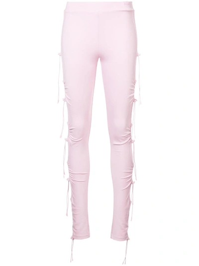 Fenty X Puma Ruched-effect Leggings - Pink In Pink & Purple