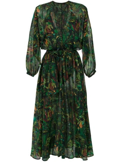 Andrea Marques Wide Sleeves Dress - Est Floresta