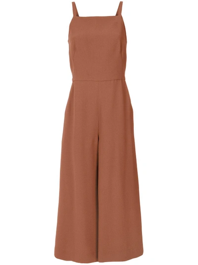 Andrea Marques Culotte Jumpsuit - Unavailable In Capuccino