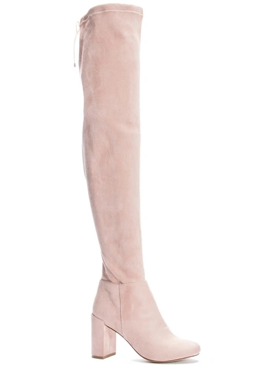 Chinese Laundry King Womens Suede Tall Over-the-knee Boots In Pink