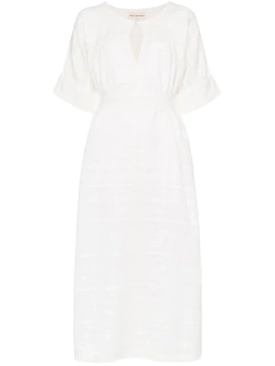 Mara Hoffman Harriet Organic Cotton Dress In White