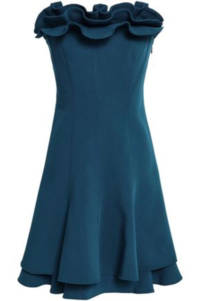 Cinq À Sept Tansy Strapless Ruffle Cocktail Dress