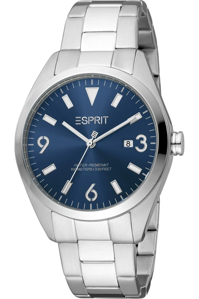 Esprit Men's Es1g304m0215 Mason 40mm Quartz Watch In Silver