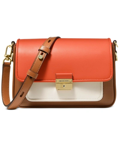 Michael Kors Women's Bradshaw Mk Messenger Shoulder Bag In Orange