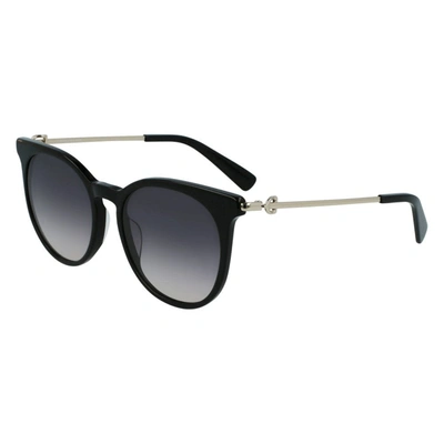Longchamp Women's Lo693s-001 Fashion 52mm Black Sunglasses