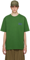 Moncler Genius Men's Moncler X Salehe Bembury Logo Crewneck T-shirt In Medium Green
