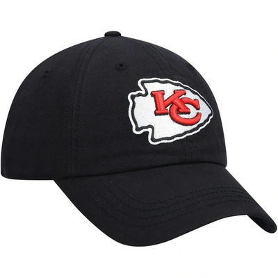 47 Brand '47 Black Kansas City Chiefs Miata Clean Up Secondary Adjustable Hat