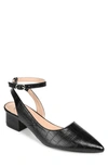 Journee Collection Keefa Ankle Strap Pump In Black