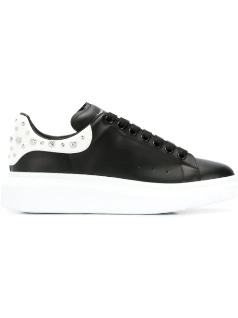 alexander mcqueen black white sneakers