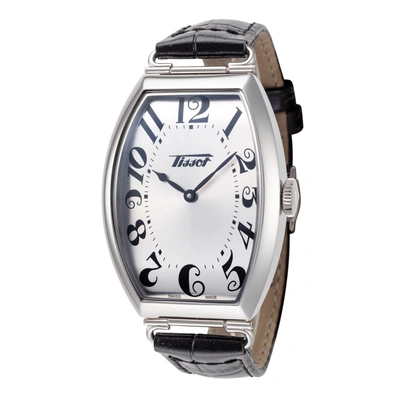 Tissot Men's T1285091603200 Hertiage 42.45mm Quartz Watch In Black