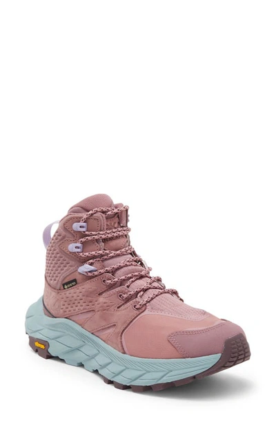 Hoka Anacapa Mid Gore-tex® Waterproof Hiking Shoe In Wistful Mauve / Cloud Blue