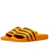 Adidas Originals Adilette Sliders In Yellow Cq3099 - Yellow In Gold