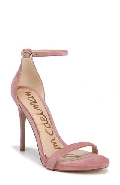 Sam Edelman Women's Ariella Suede High-heel Sandals In Misty Rose Suede
