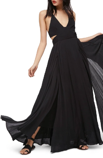 Free People Lillie Maxi Dress In Black ModeSens