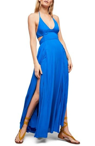 Free People Lillie Maxi Dress In Sapphire