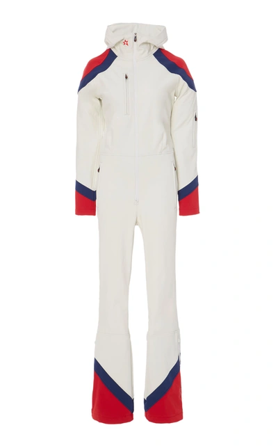 Perfect Moment Allos Colorblocked Catsuit In White