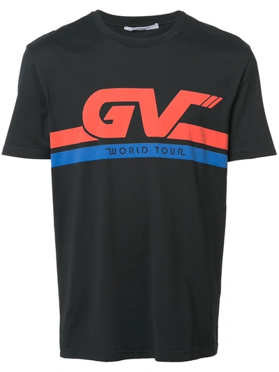 Givenchy Gv Motocross Cuban-fit T-shirt In Black