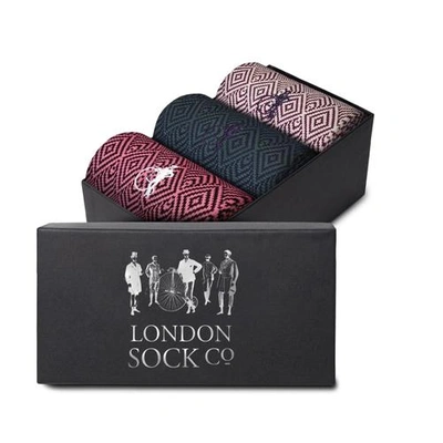 London Sock Company Jacquard Gift Set 3 Pairs