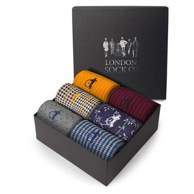 London Sock Company David Gandy Colour 6 Pair