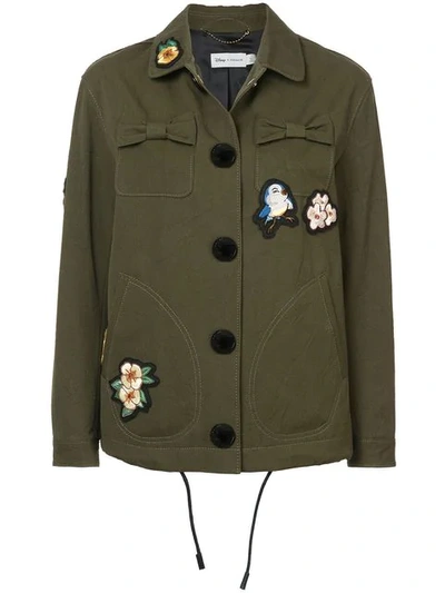 Coach Disney X 's Jacket In Green - Size 06 In Khaki Green