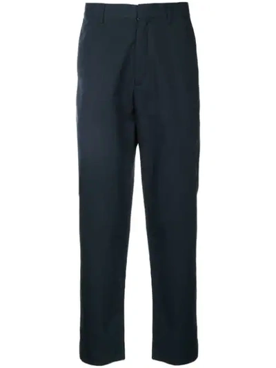 Covert Slim-fit Trousers - Blue