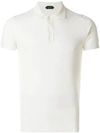 Zanone Classic Polo Shirt In White