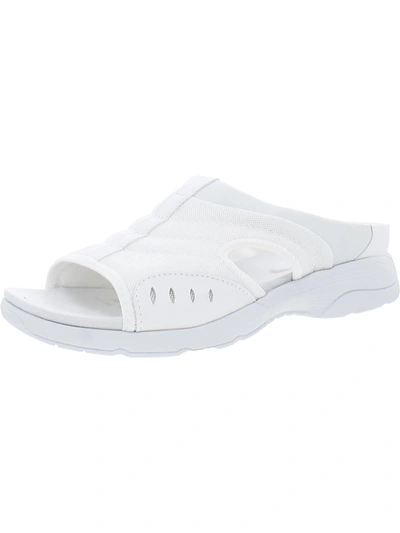 Easy Spirit Traciee 2 Womens Casual Slip On Wedge Sandals In White