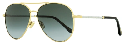 Jimmy Choo Women's Pilot Sunglasses Devan Rhl9o Gold/black 59mm In Multi