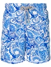 Mc2 Saint Barth Paisley Print Swim Shorts