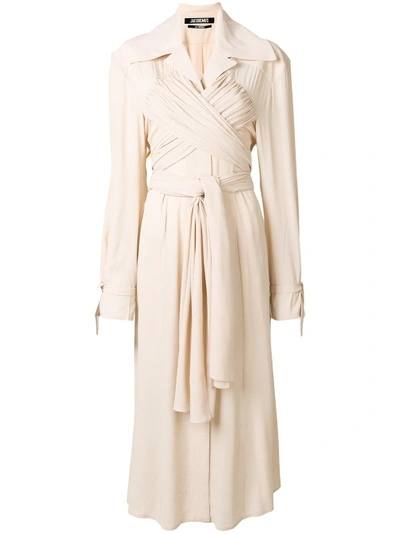Jacquemus Wrap Front Trench Dress