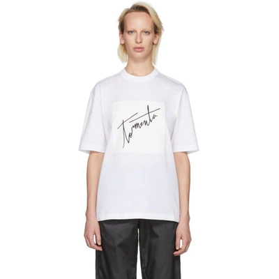 Prada Ssense Exclusive White Arca Edition Tormenta T-shirt In F0009