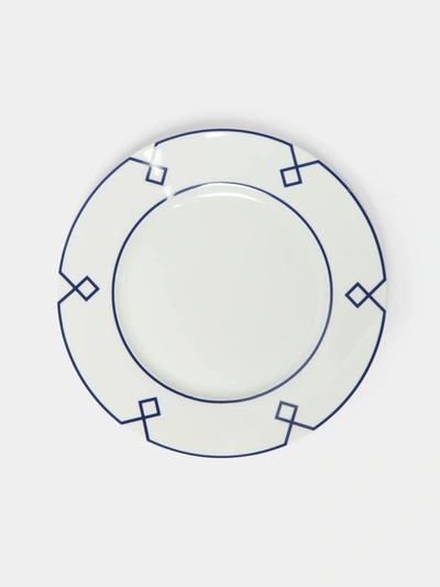 Emilia Wickstead Naples Porcelain Dinner Plate In Blue