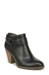 Dr. Scholl's Kickstart Block Heel Bootie In Black Faux Leather