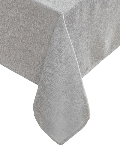 Laura Ashley Harper Tablecloth, 102" L X 60" W, Service For 6 In Gray