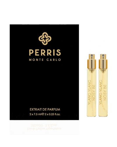 Perris Monte Carlo Ylang Ylang Nosy Be Extrait De Parfum Travel Spray Refill Gift Set