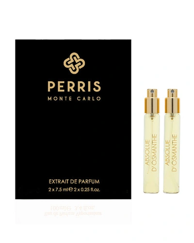 Perris Monte Carlo Absolue D'osmanthe Extrait De Parfum Travel Spray Refill Gift Set