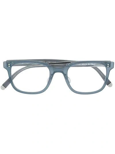 Retrosuperfuture Rectangle Frame Glasses - Black