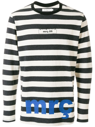 Mr Completely Mr. Completely Striped Sweatshirt - Black
