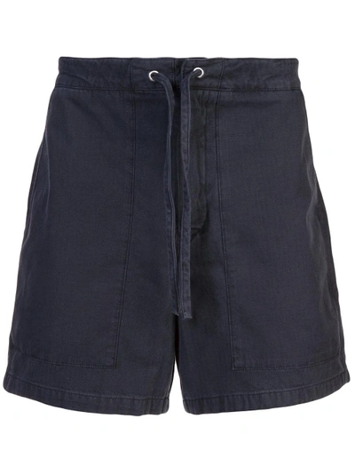 Ymc You Must Create Plain Deck Shorts In Blue