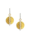 Gurhan Women's Small Lush Diamond, 24k Yellow Gold & 18k White Gold Drop Earrings