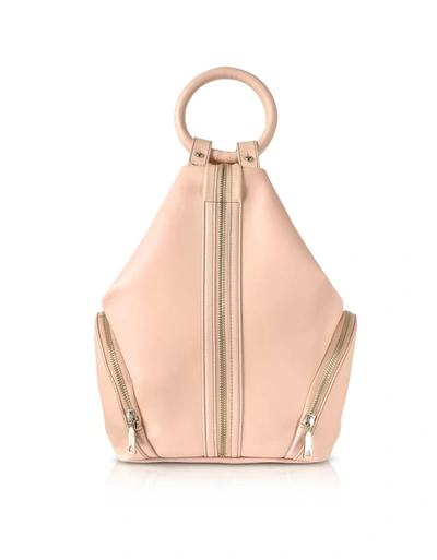 Complet Leather Eve Mini Backpack In Pale Peach