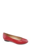 Marc Joseph New York -ferris Flat In Red Napa Soft