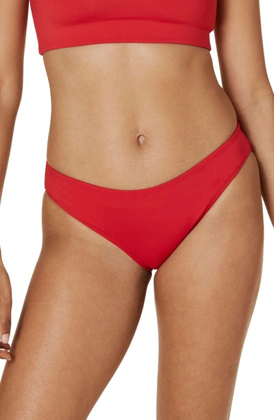 Andie Bikini Bottoms In Cherry Red