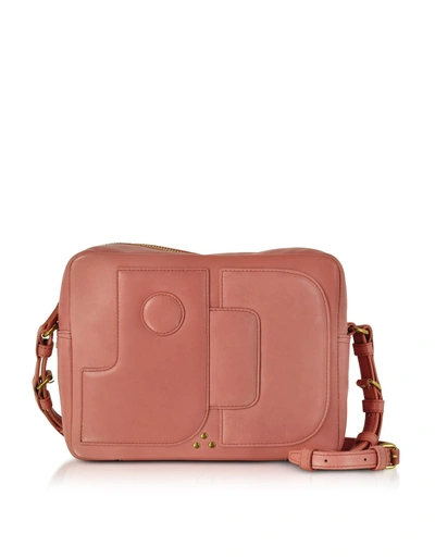 Jérôme Dreyfuss Dominique Rose Leather Crossbody Bag In Pink
