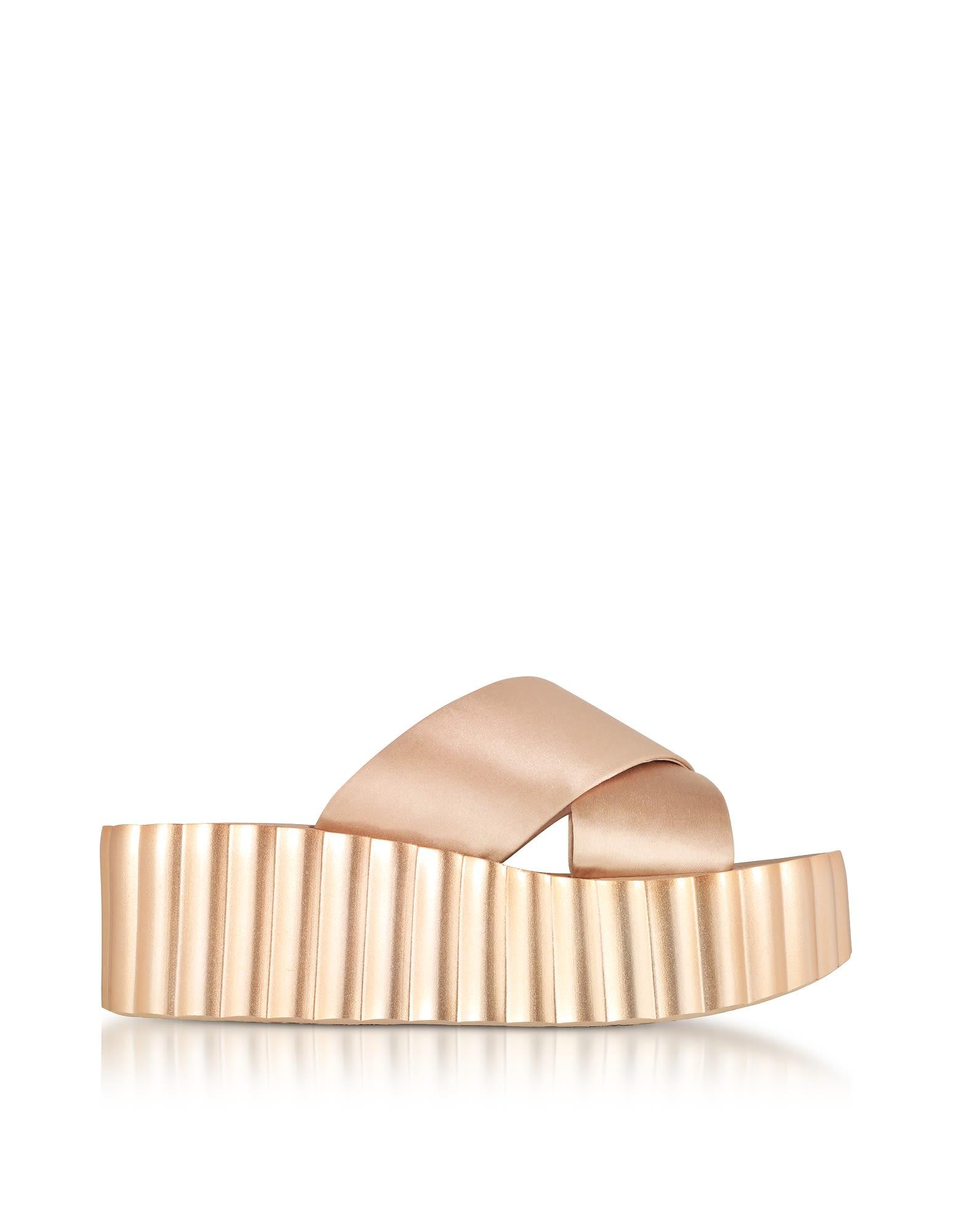 tory burch scallop wedge platform slide sandal