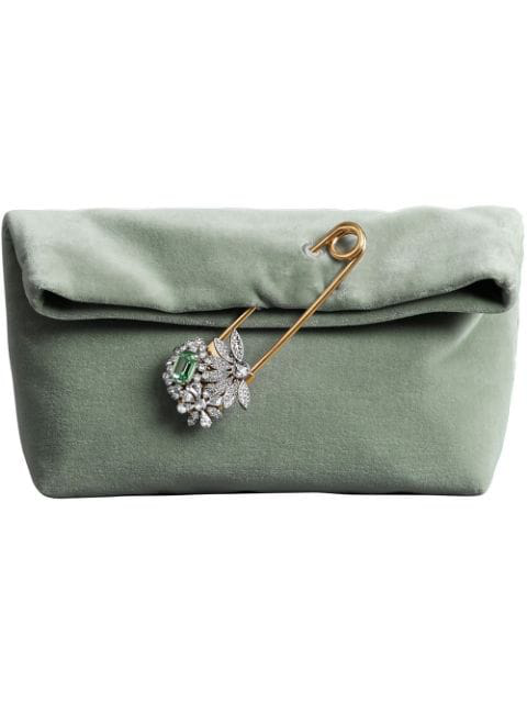 burberry pin clutch