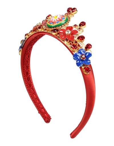 Dolce & Gabbana Hair Accessories In Red