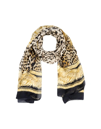 Roberto Cavalli Scarves In Black