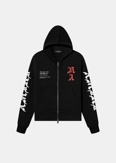 ★送関込み★Amiri x Wes Lang Solar Kings Hoodie AMIRI x Wes Lang Solar Kings Zip Hoodie Black Men's - US