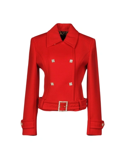 Dolce & Gabbana Coat In Red